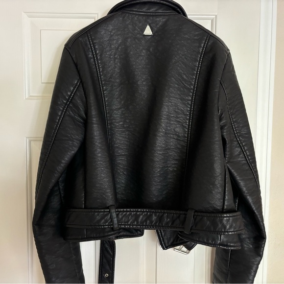 Eleven Paris Vegan Leather Moto Jacket - Picture 2 of 4